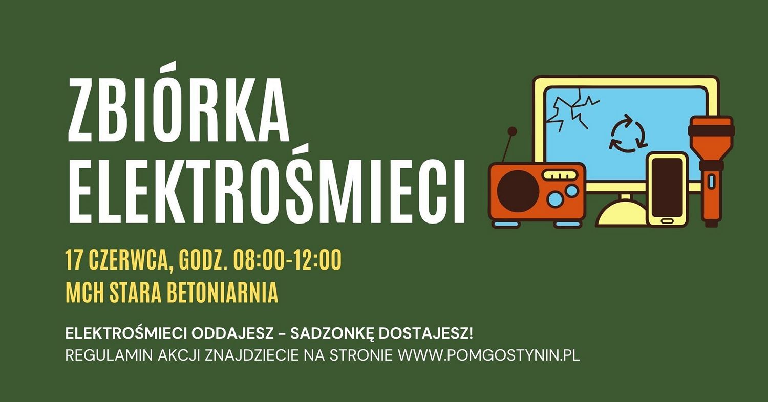 Zbiórka Elektrośmieci i Eko Warsztaty dla dzieci w Gostyninie