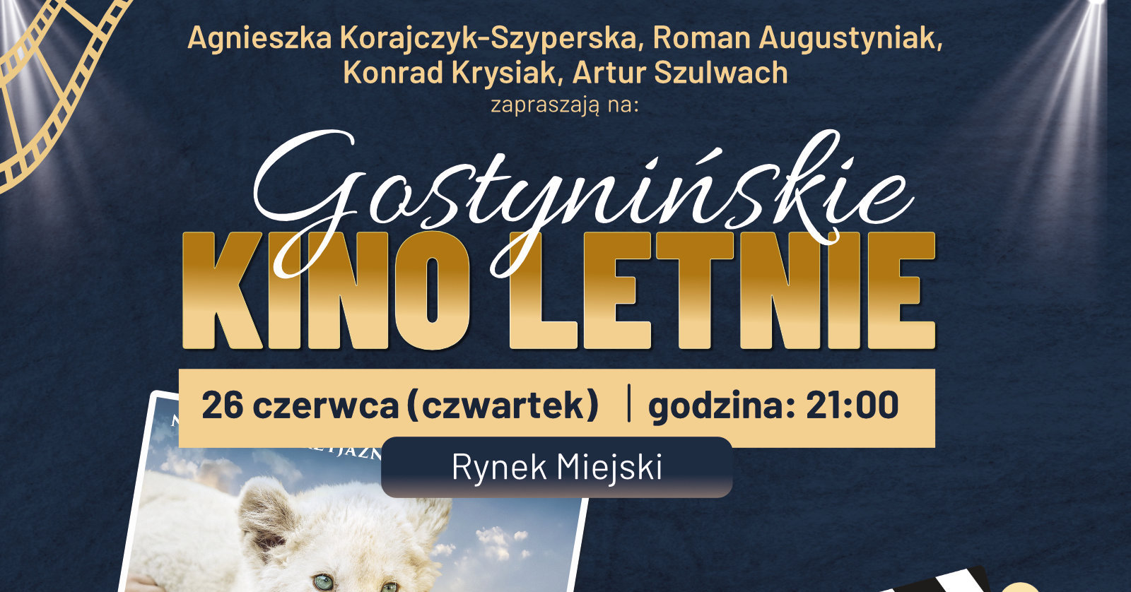 Gostynińskie kino letnie zaprasza na premierowy seans