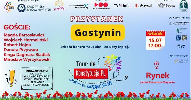 To już dziś! Tour de Konstytucja zagości w Gostyninie
