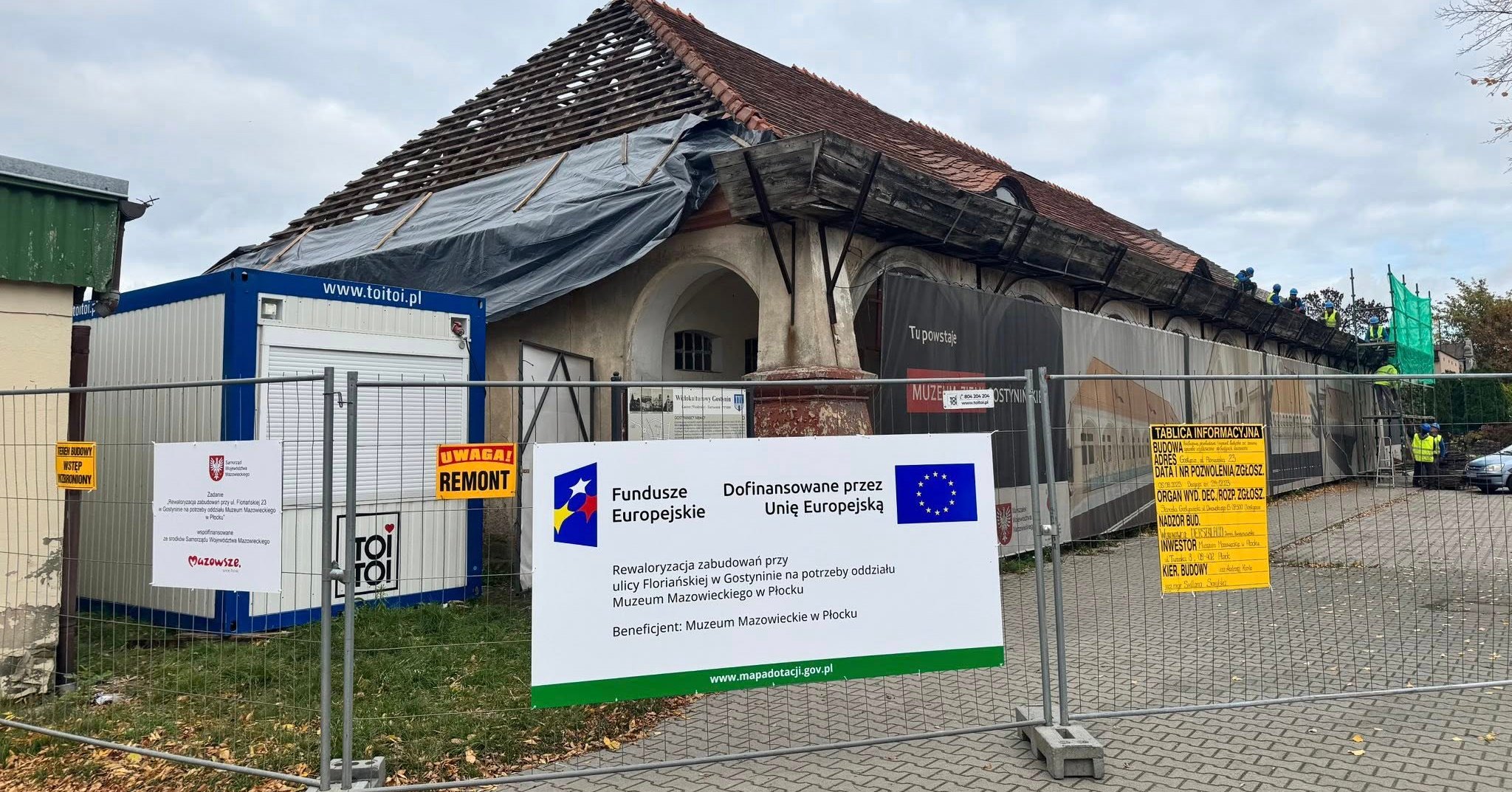 Ruszyły prace przy arkadach [ZDJĘCIA]