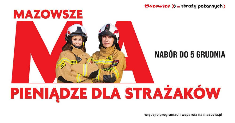Rusza nabór wniosków o wsparcie dla strażaków