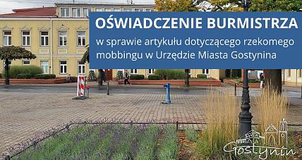 Oświadczenie Burmistrza W ...