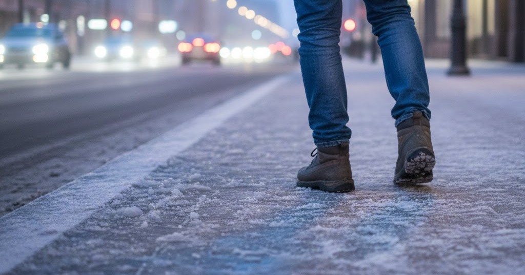 Uwaga kierowcy i piesi! Atak gołoledzi w Gostyninie