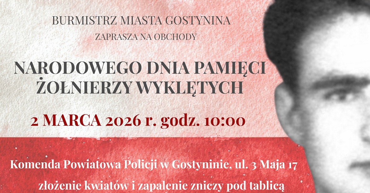 Dzień Pamięci Żołnierzy Wyklętych - zaproszenie