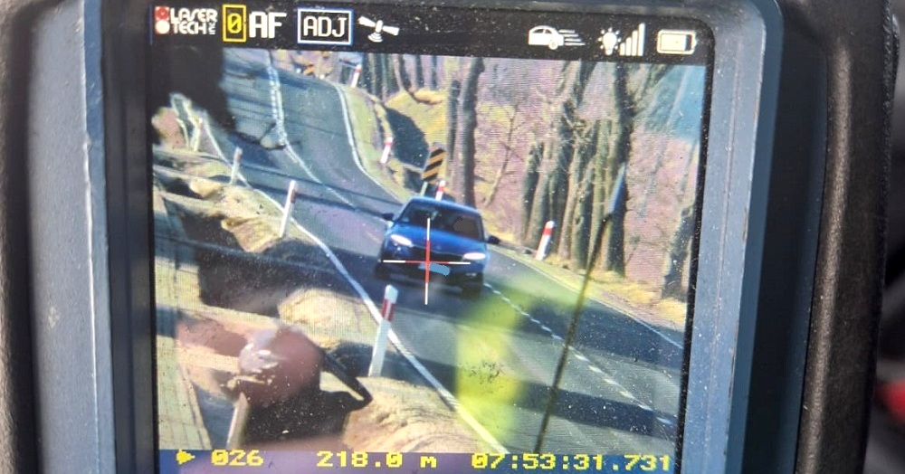 Zlekceważył ograniczenie o 67 km/h. Gostynińska drogówka zatrzymała pirata drogowego