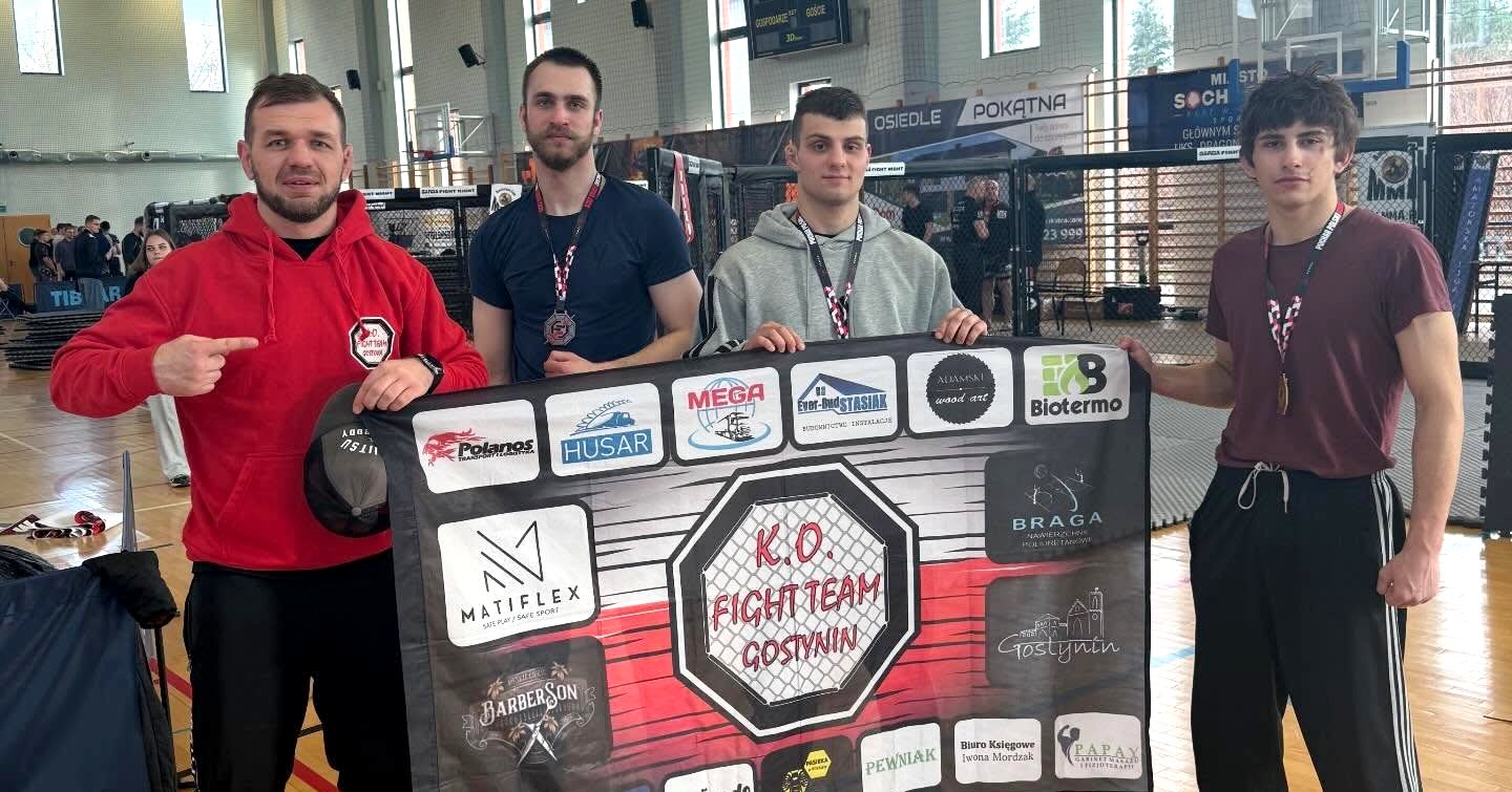 Trzy medale KO Fight Team Gostynin w Sochaczewie [ZDJĘCIA]