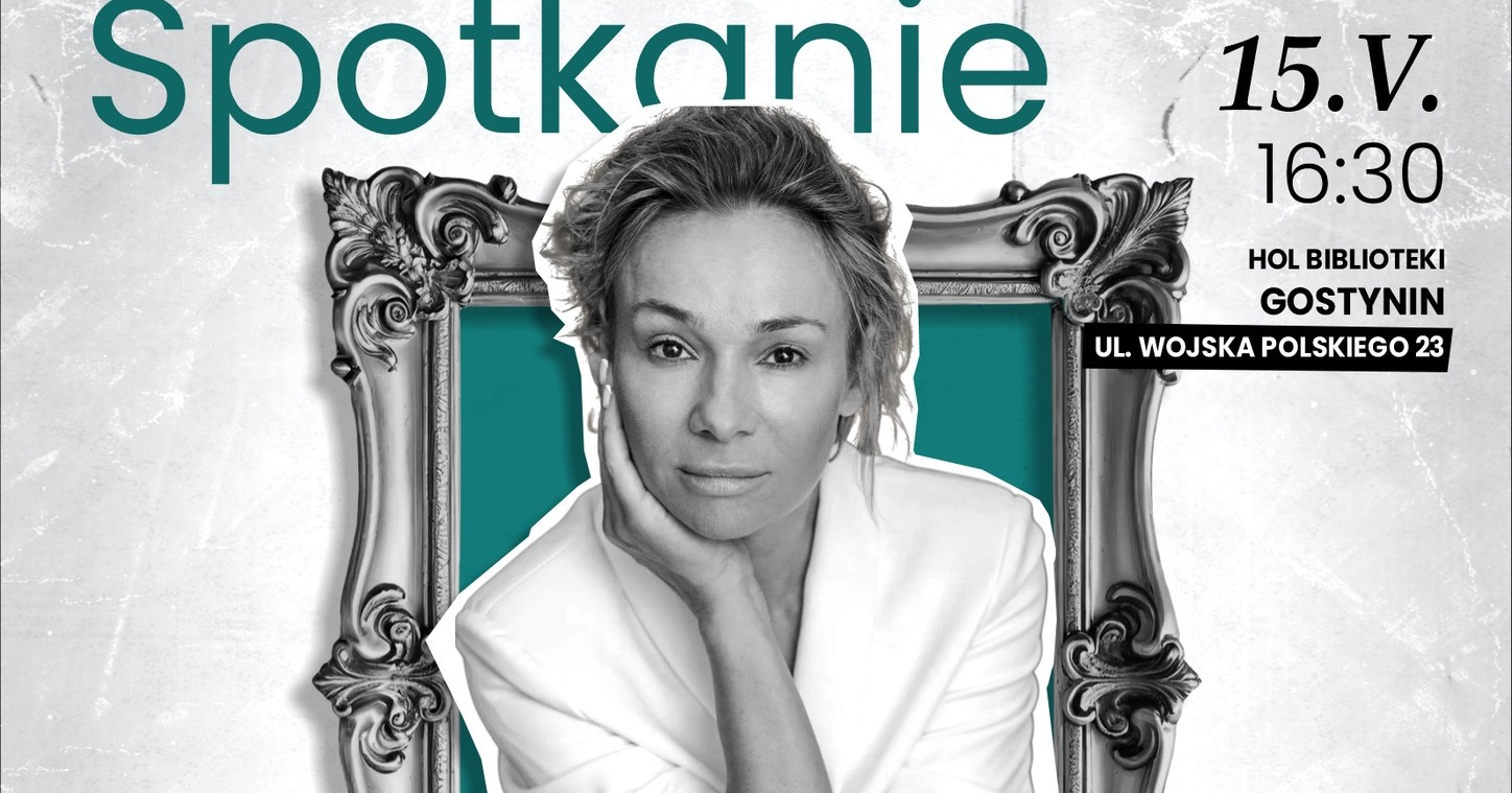 Sonia Bohosiewicz spotka się z czytelnikami w Gostyninie