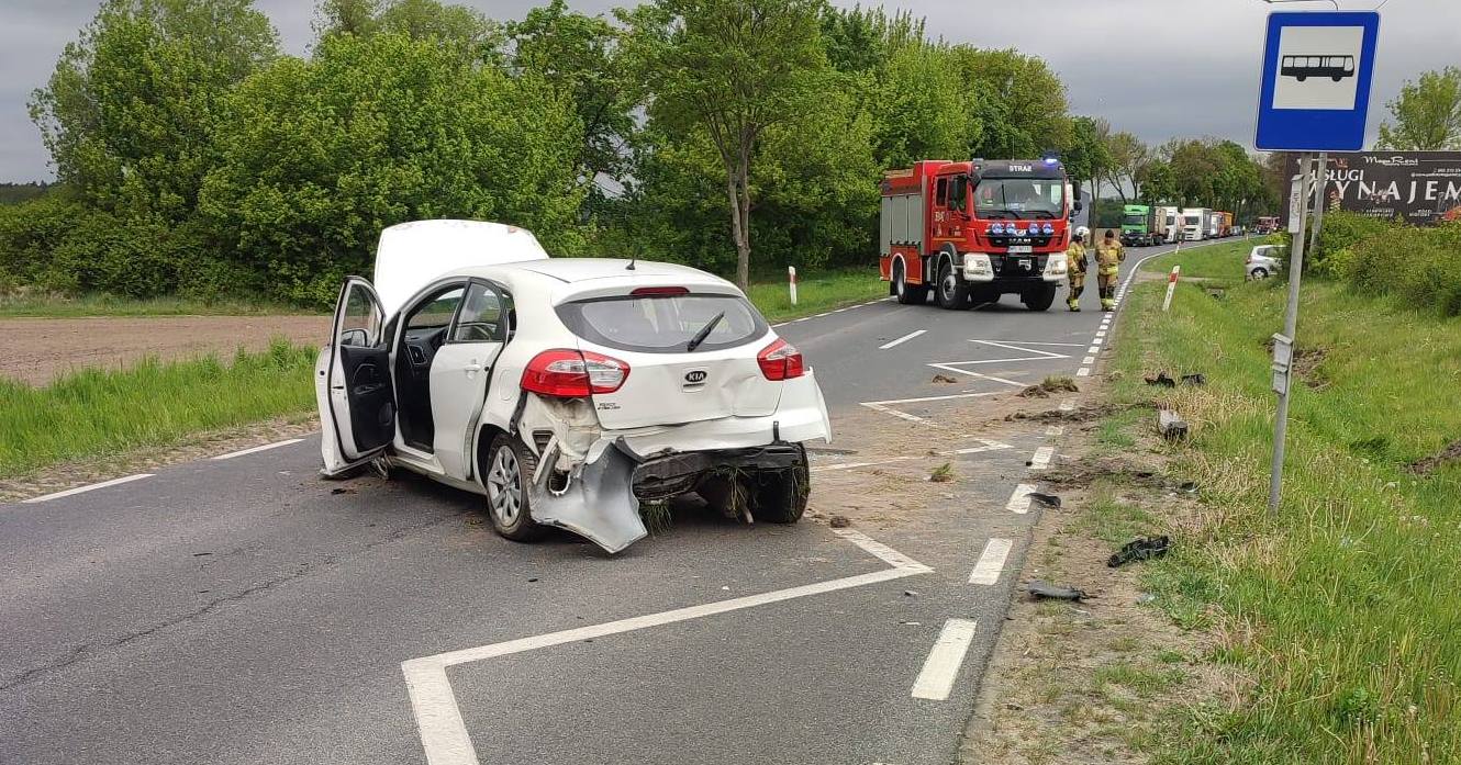 Wypadek na trasie Płock–Sikórz. Droga zablokowana