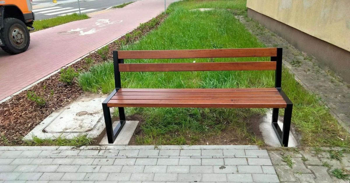 Nowe ławki w Gostyninie