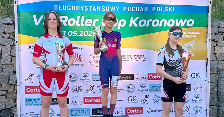 Podwójne złoto Mai Iwańskiej i 200 rolkarzy na trasie. Wielkie święto rolek w Koronowie