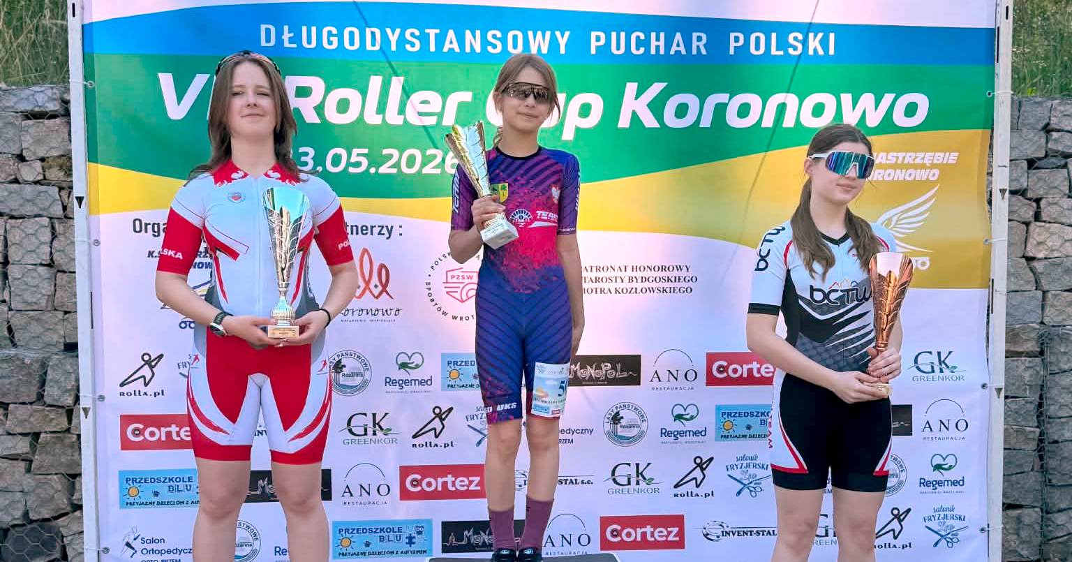 Podwójne złoto Mai Iwańskiej i 200 rolkarzy na trasie. Wielkie święto rolek w Koronowie