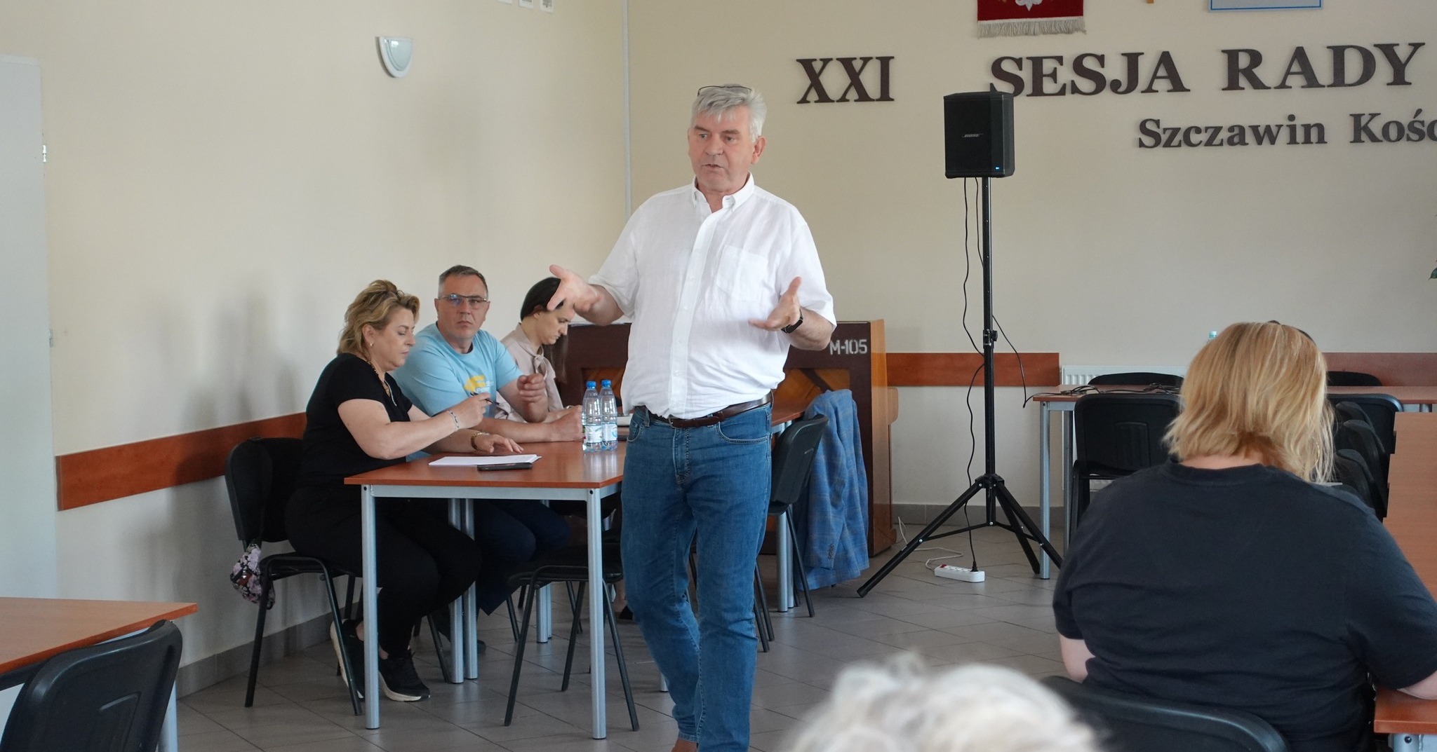 Mniej wody w kranach – co się dzieje? Spotkanie z sołtysami w Szczawinie