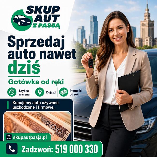 Sprzedaj auto bez ogłoszeń - Skup Aut Pasja Warszawa