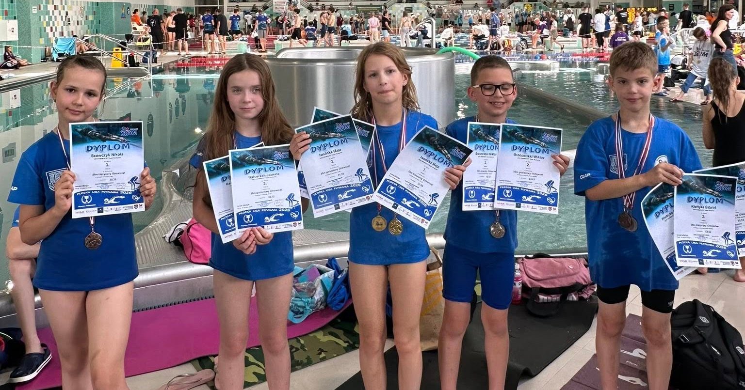 UKS SwimGost Team wraca z 24 medalami z Płockiej Ligi Pływania [ZDJĘCIA+WYNIKI]