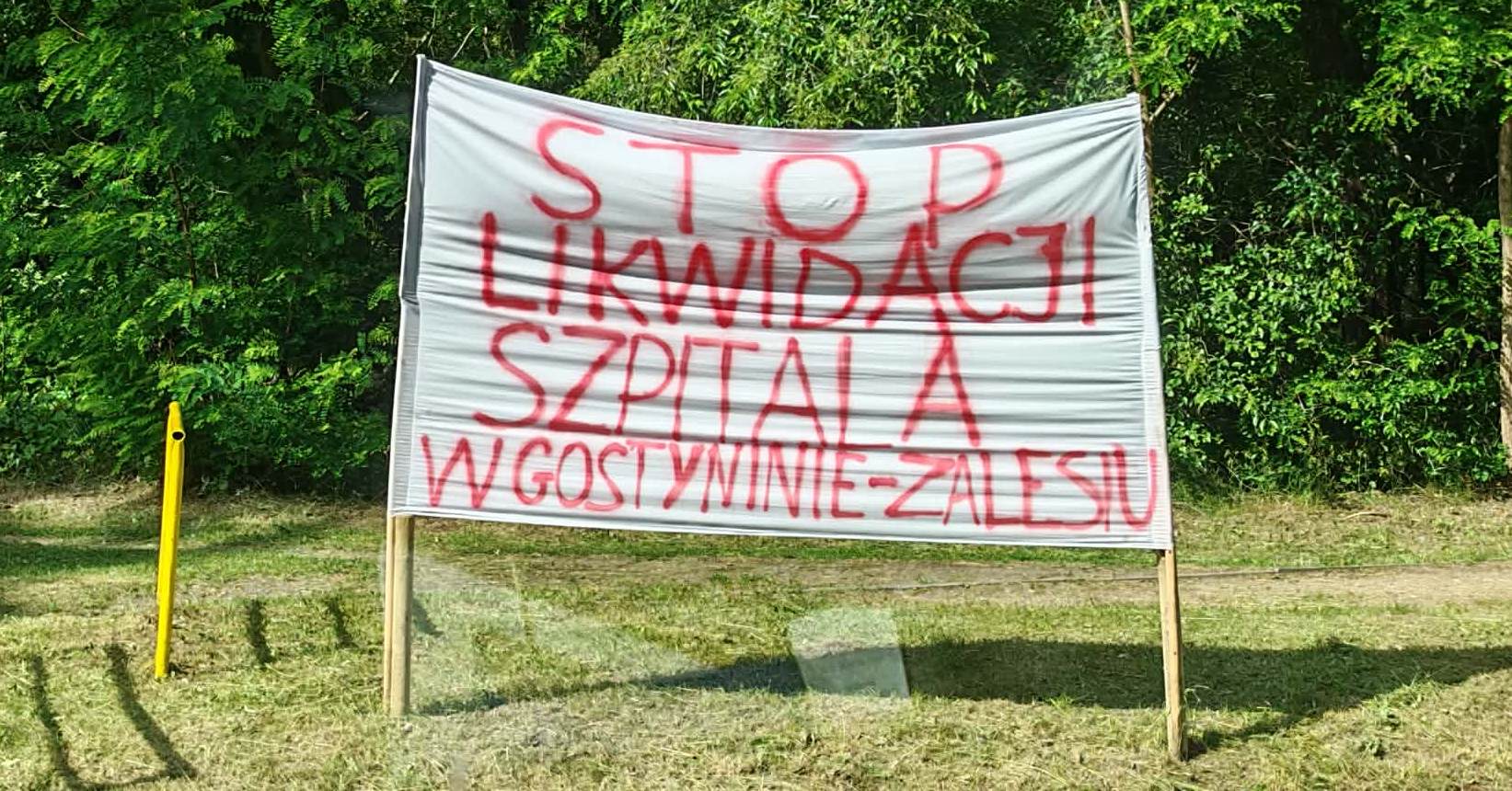 Szpital na Zalesiu ma trafić pod skrzydła Płocka. Personel protestuje