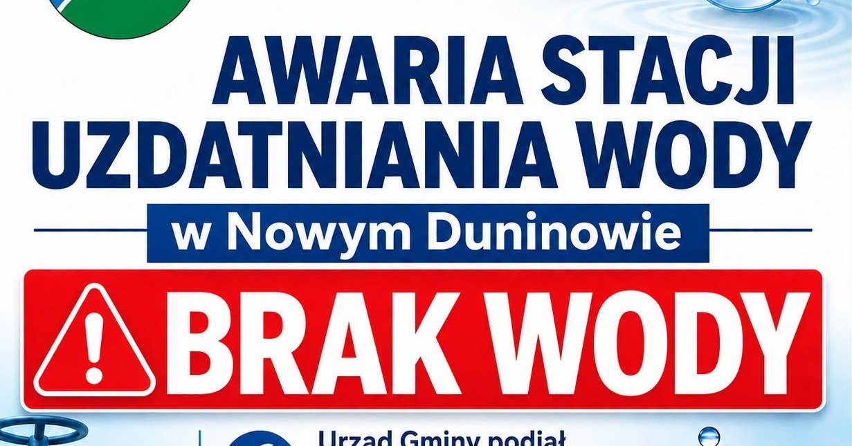 Awaria Stacji Uzdatniania...