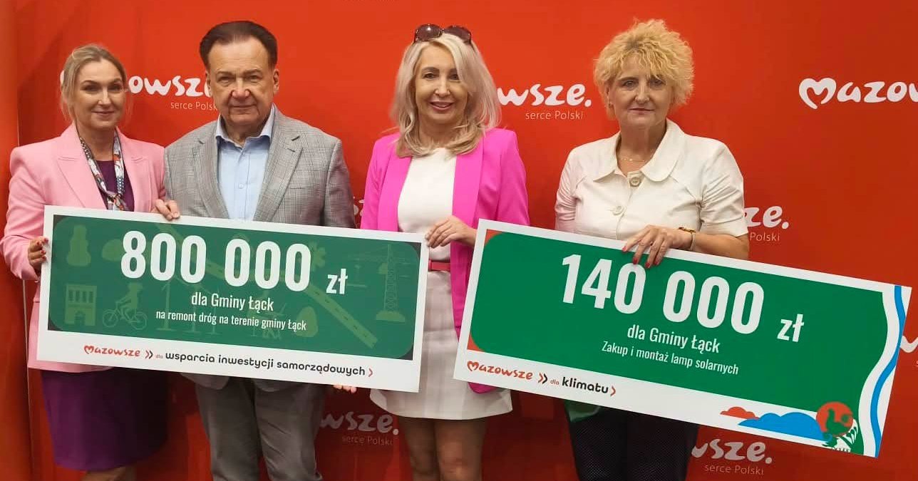 Mazowsze wsparło inwestycje w gminie Łąck [ZDJĘCIA]