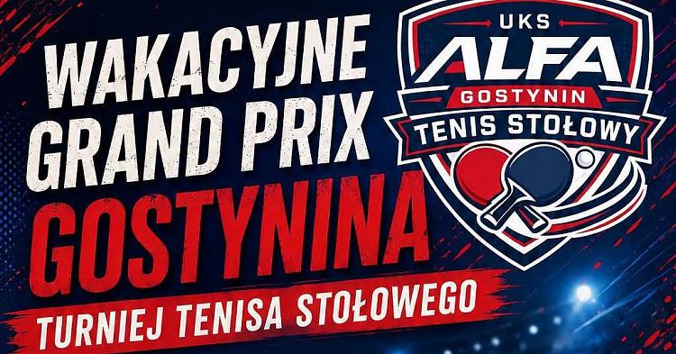 Jutro startuje Wakacyjne Grand Prix Gostynina w tenisie stołowym