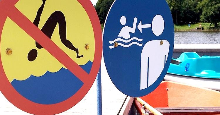 Upały nadchodzą – wybieraj tylko strzeżone kąpieliska! Gostynińscy policjanci apelują o rozwagę