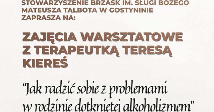Zajęcia warsztatowe dla osób współuzależnionych