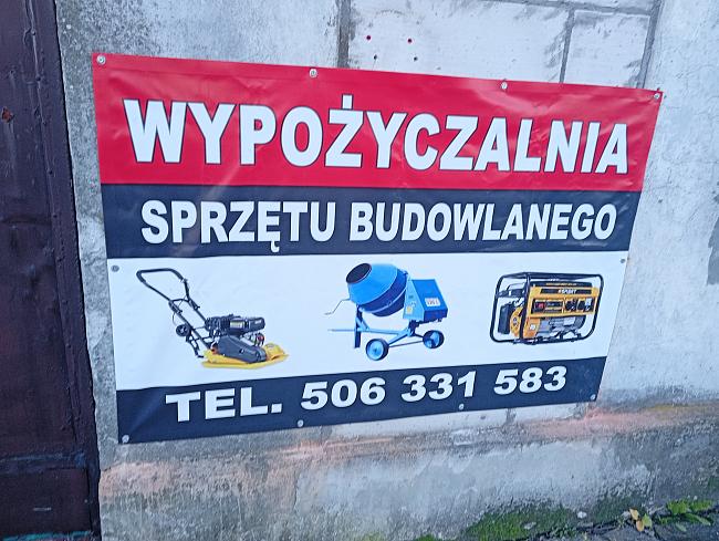 Wypożyczę maszyny budowlane