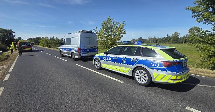 Wypadek na DK 62 w Popłacinie. Są ranni