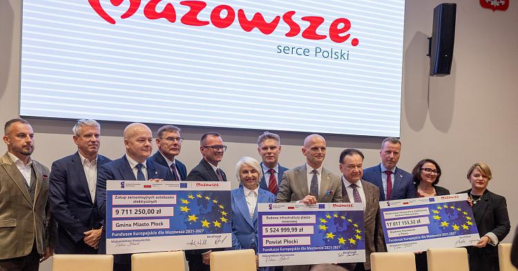 Ponad 90 mln zł z UE dla regionu płockiego i gminy Wiskitki