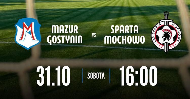 Mazur podejmie Spartę Mochowo. W przerwie na murawę wyjdą najmłodsi