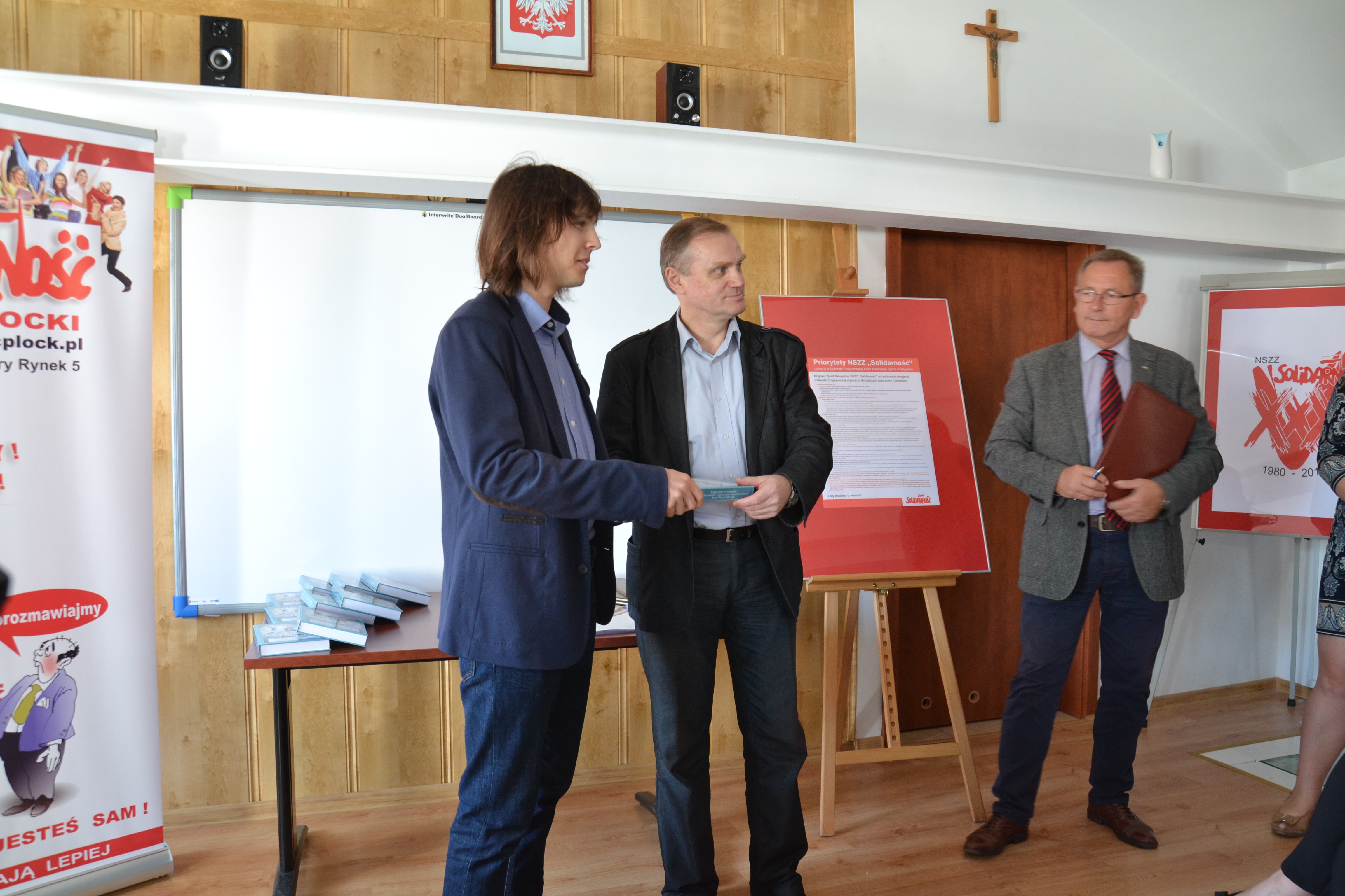 I miejsce Jakuba  Szmydta z Gimnazjum nr 1 w regionalnym konkursie NSZZ ”Solidarność” „Droga do wolności”