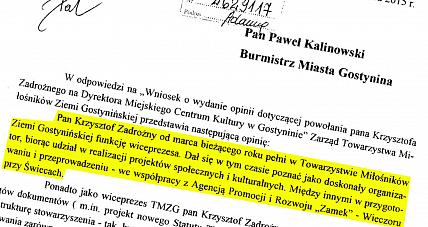 Są Opinie W Sprawie Kandydatury ...