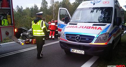 Wypadek W Lisicy. Peugeot...