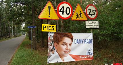 Beata Szydło Na Znakach Drogowych