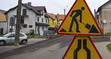 Ulica Armii Krajowej W Remoncie