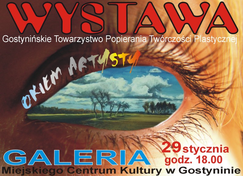 Wystawa "Okiem Artysty" - zaproszenie