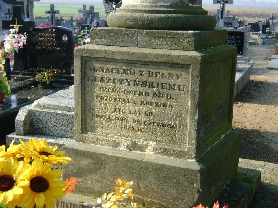Nagrobek Ignacego Leszczyńskiego na cmentarzu w Sokołowie – dlaczego dla tak wielu obojętny?