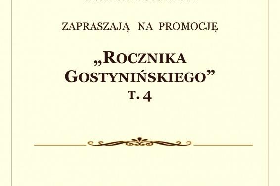 Promocja 4. tomu "Rocznika Gostynińskiego"