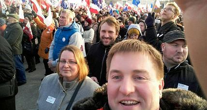 Delegacja Z Gostynina Na Marszu...