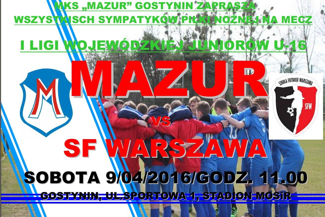 Juniorzy Mazura zapraszają na Trybuny