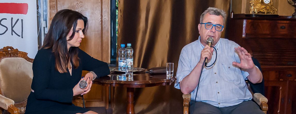 Grzegorz Miecugow i Beata Tadla mówili w Płocku o wolności słowa