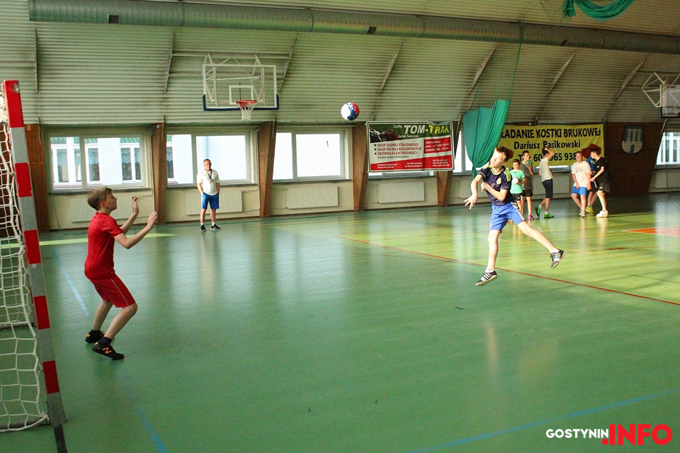 Pierwszy trening młodzieżowej drużyny piłki ręcznej w Gostyninie