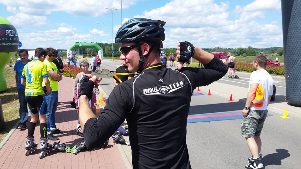 Zwoleń-Team na zawodach rolkarzy w Pruszczu Gdańskim