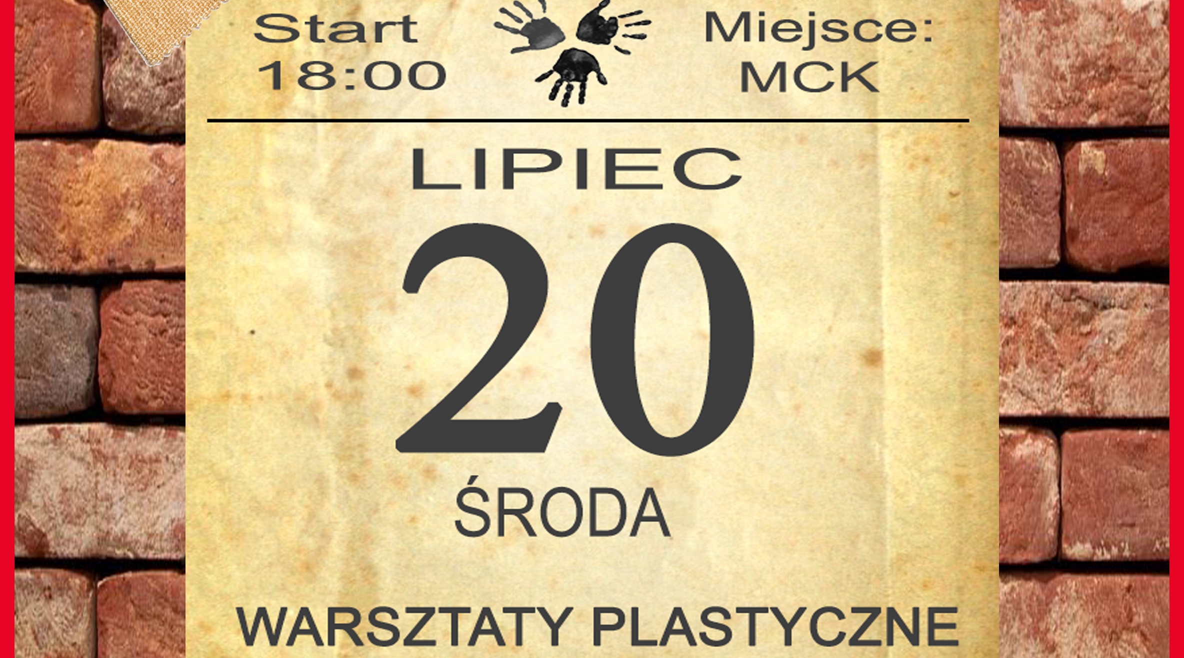 Warsztaty plastyczne - zaproszenie