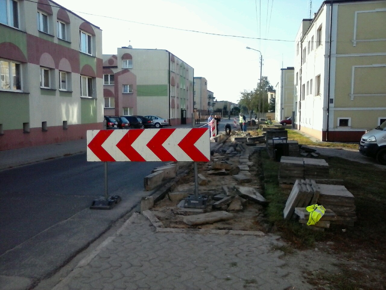 Modernizacja chodnika na ulicy Parkowej rozpoczęta