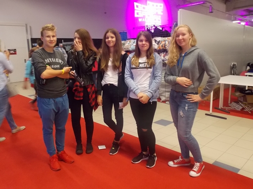Gimnazjaliści z "jedynki" wyjechali na targi Good Game Expo w Warszawie [ZDJĘCIA]