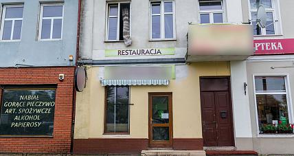 Pożar Budynku W Centrum Miasta