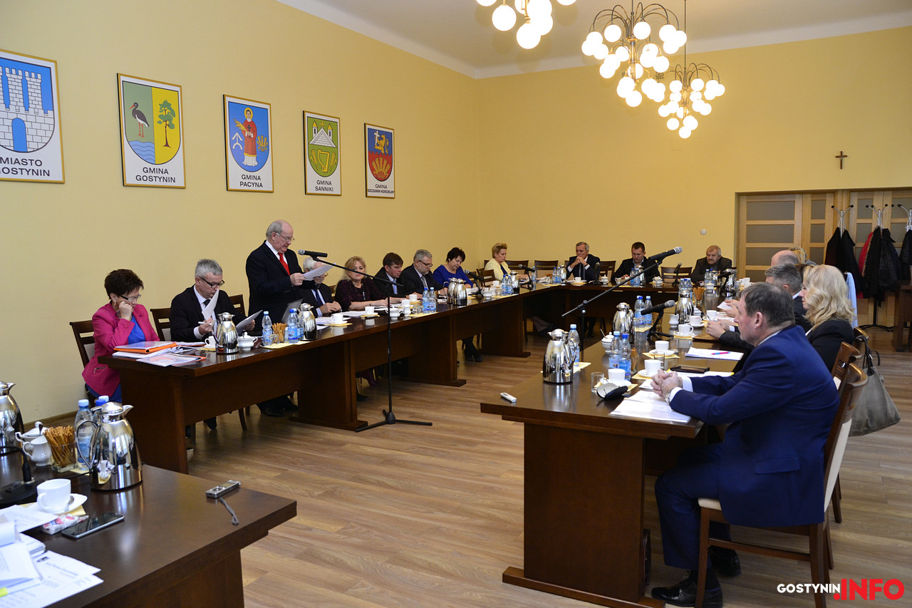 XXIII sesja Rady Powiatu Gostynińskiego