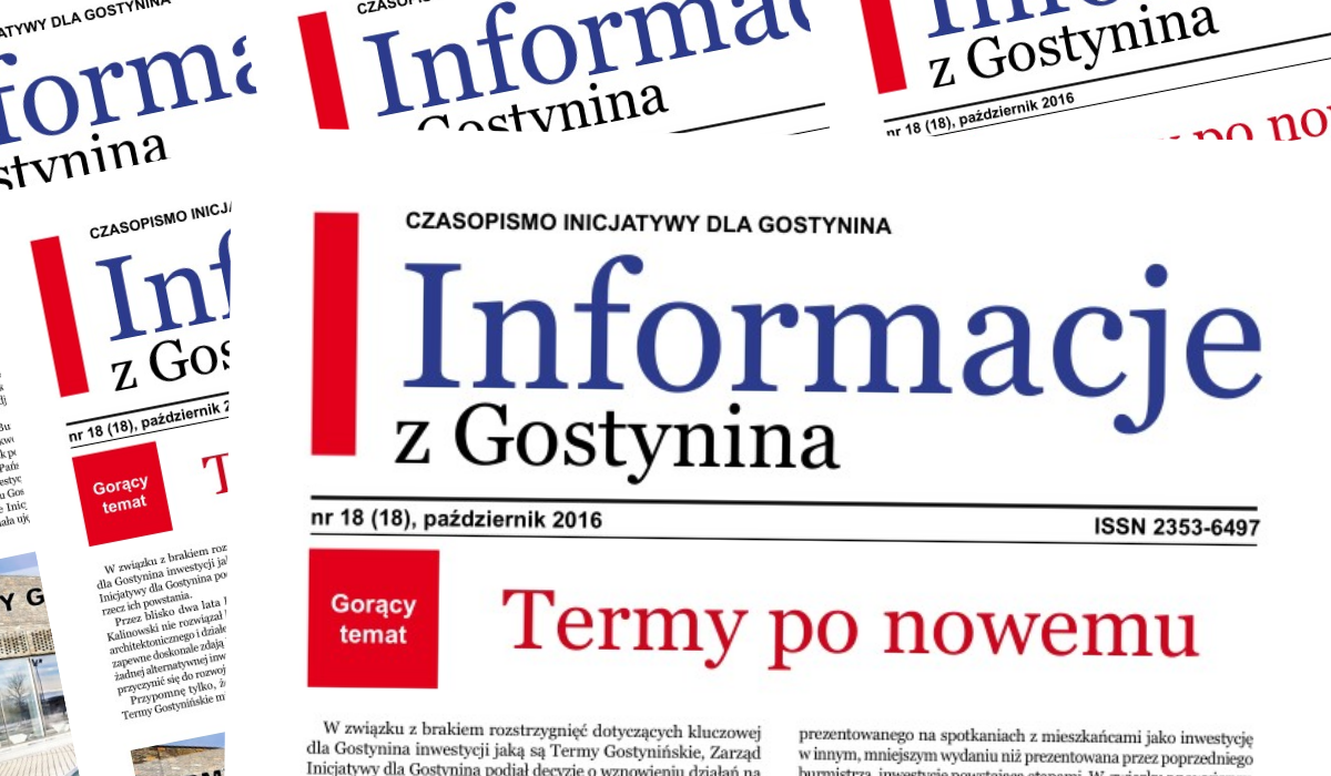 Nowy numer "Informacji z Gostynina" już dostępny, a co w  nim?