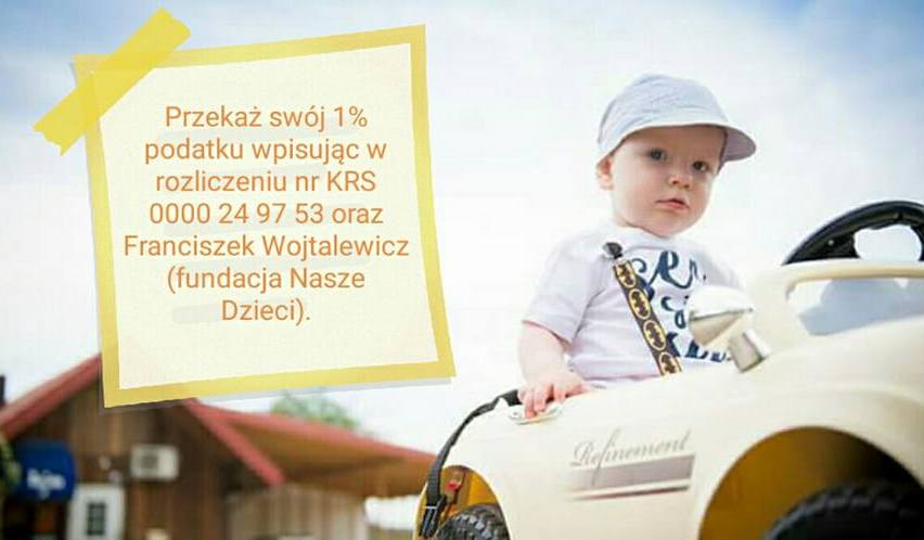 Przekaż 1% podatku dla Frania Wojtalewicza