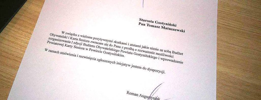Powiatowy Budżet Obywatelski i Powiatowa Karta Seniora