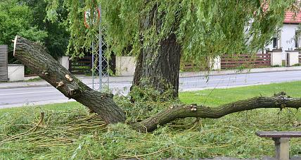 Silne Wiatry I Burze Nad Powiatem...